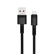 Кабель XO NB-Q166 fast charging cable USB to Type-C 5A 1m Black